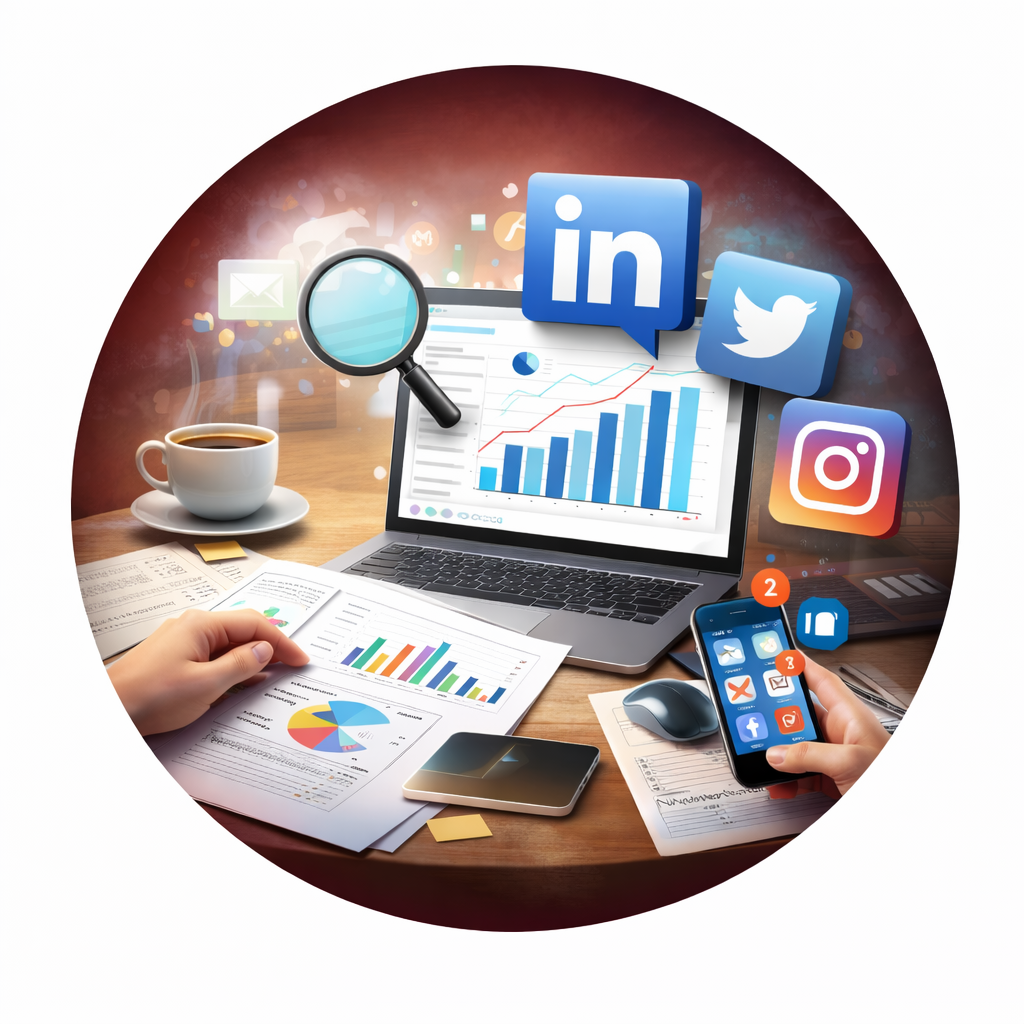 Illustration for business support services